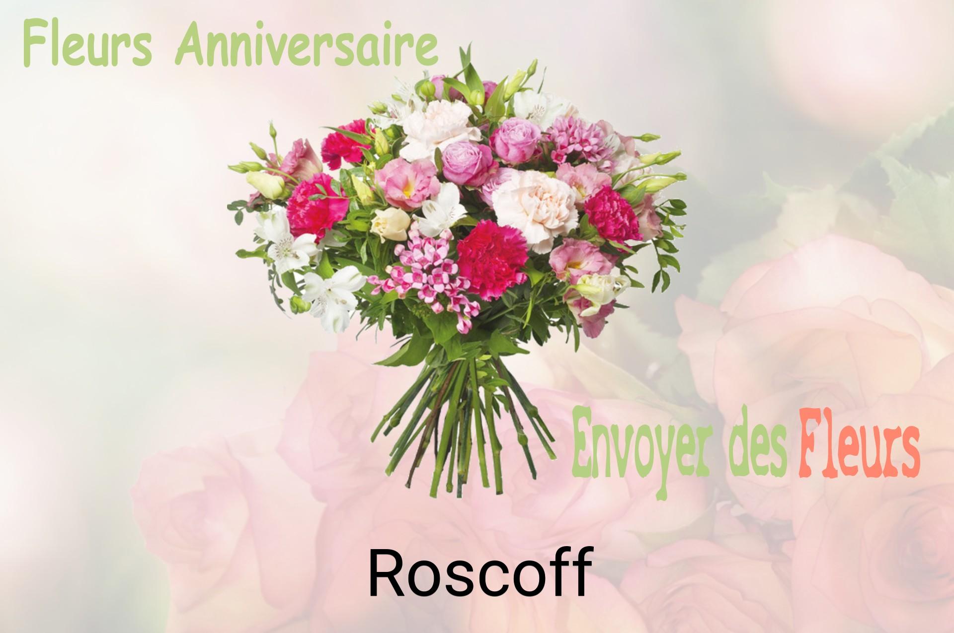 Bouquet de fleurs d’anniversaire livré à Roscoff